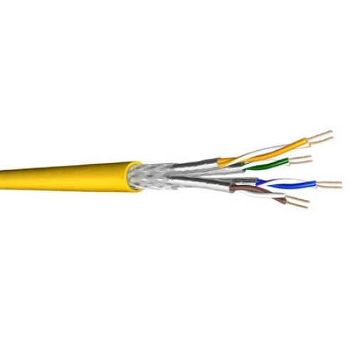 Draka Cat7 S/FTP patch kábel 1000MHz  LSZH citromsárga (60016162)