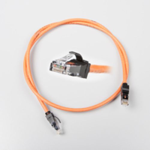 Nexans Cat6 F/UTP Árnyékolt patch kábel 5m narancs - kifutó, készlet erejéig (10015870)