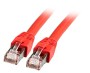 CAT 8.1 patch kábel, S/FTP (PiMF), piros
